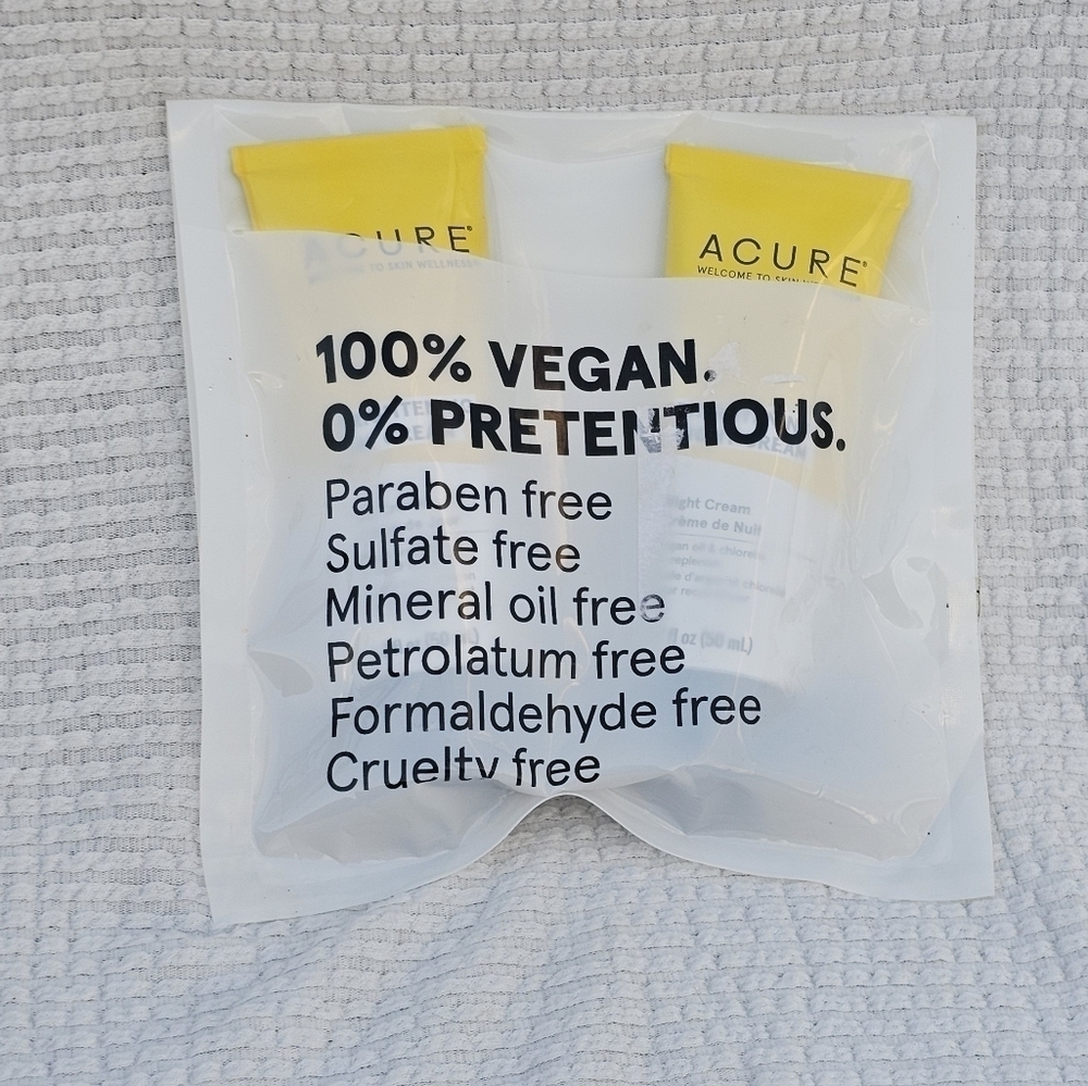 ACURE Brightening Day & Night Cream Duo Pack 1.70 Fl Oz.